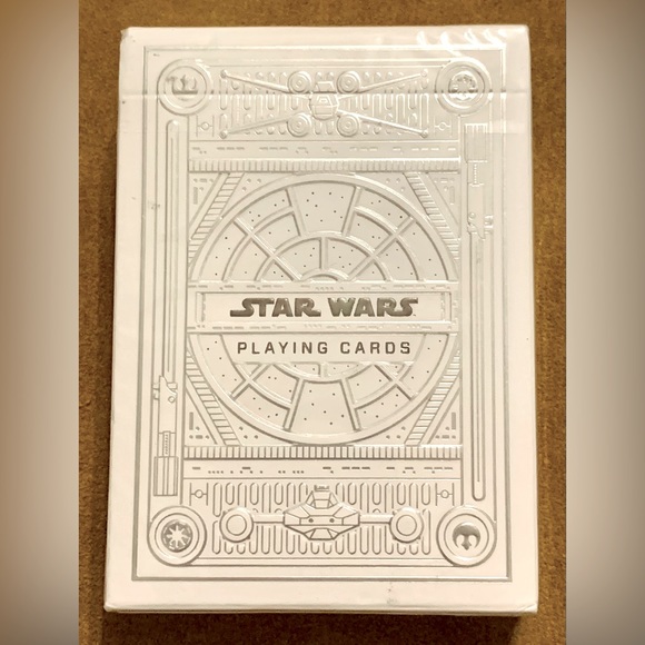 Star Wars Light White Edition Theory 11 Premium Playing Cards - Picture 1 of 5